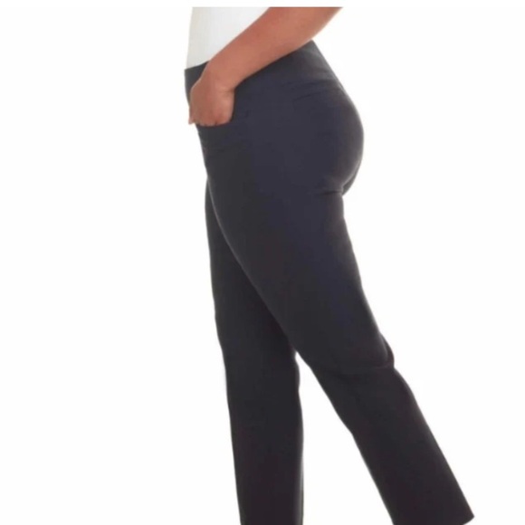 Swing Control Navy Blue Women’s Golf Pants,Slim Fit, Stretchy,Tummy Control,Sz.8 - Picture 15 of 15